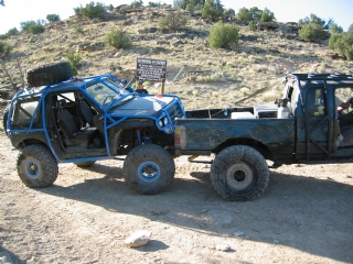 Billings Canyon - Getting Dale back to his trailer